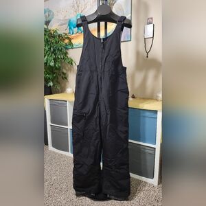 White Sierra Women's XL Black Ski Bib